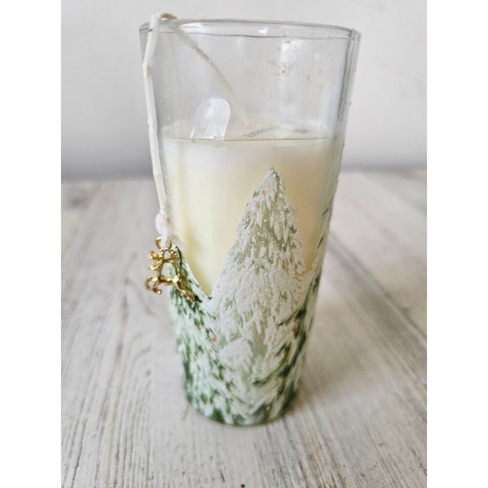 Pier‎ 1 holiday forest candle tree charm Xmas 6 oz vintage retired new